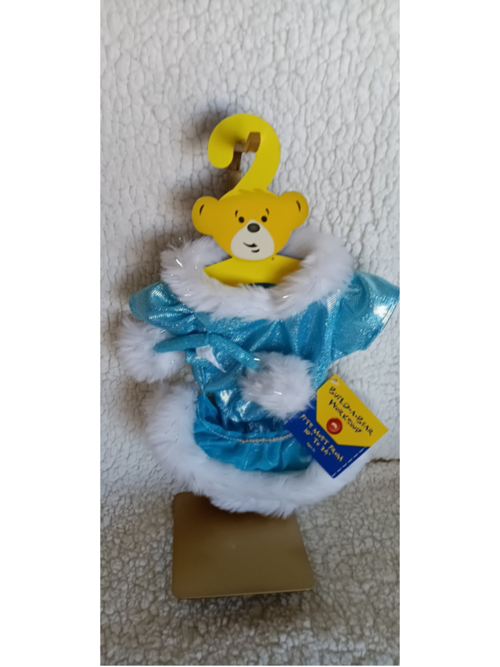 NWT Build-A-Bear Workshop Ice Princess Blue and White Outfit.